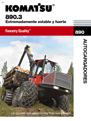Forwardery Komatsu 890.3