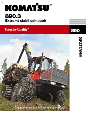 Forwardery Komatsu 890.3