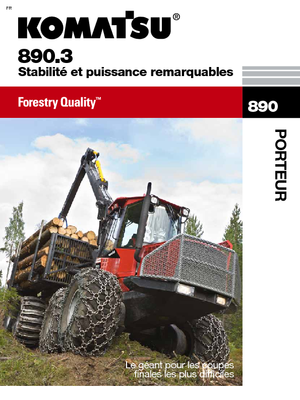 Forwardery Komatsu 890.3