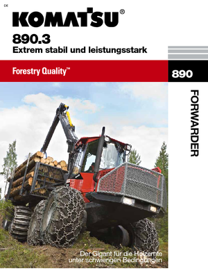 Forwardery Komatsu 890.3