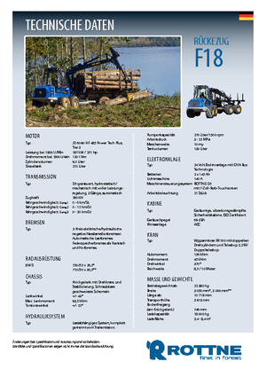 Forwardery Rottne F 18