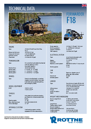 Forwardery Rottne F 18