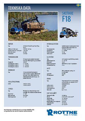 Forwardery Rottne F 18