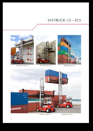 Wózki widłowe z silnikiem wysokoprężnym SVETRUCK ECS 7 H