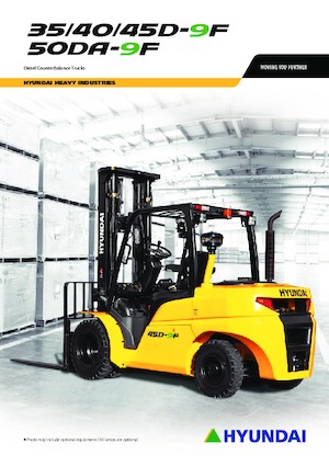 Wózki widłowe z silnikiem wysokoprężnym Hyundai 35D-9F