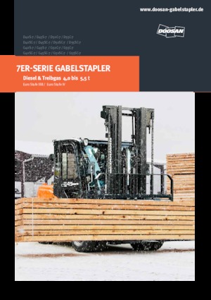 Wózki widłowe z silnikiem wysokoprężnym Doosan D55C-7