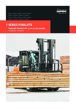 Wózki widłowe z silnikiem wysokoprężnym Doosan D55C-7