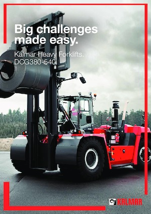 Wózki widłowe z silnikiem wysokoprężnym Kalmar DCG380-12S