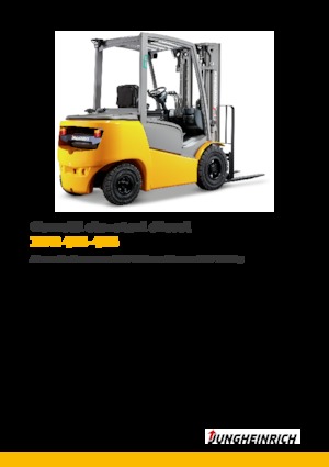 Wózki widłowe z silnikiem wysokoprężnym Jungheinrich DFG 425