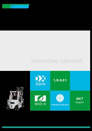 Wózki widłowe z silnikiem wysokoprężnym UniCarriers DX 20