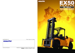 Wózki widłowe z silnikiem wysokoprężnym Komatsu FD150E-8