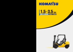 Wózki widłowe z silnikiem wysokoprężnym Komatsu FD20-17