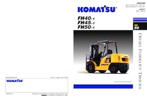 Wózki widłowe z silnikiem wysokoprężnym Komatsu FH40-1
