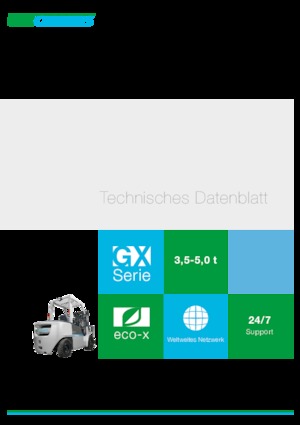Wózki widłowe z silnikiem wysokoprężnym UniCarriers GX 40 H