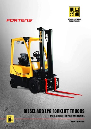 Wózki widłowe z silnikiem wysokoprężnym Hyster H1.6FT