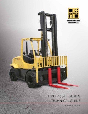 Wózki widłowe z silnikiem wysokoprężnym Hyster H135FT
