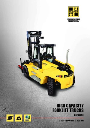 Wózki widłowe z silnikiem wysokoprężnym Hyster H16.00XM 6