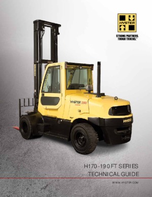 Wózki widłowe z silnikiem wysokoprężnym Hyster H190FT 