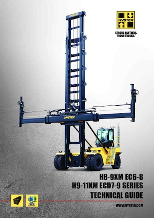 Wózki widłowe z silnikiem wysokoprężnym Hyster H9XM ECD7