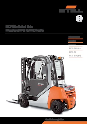 Wózki widłowe z silnikiem wysokoprężnym Still RX 70-30