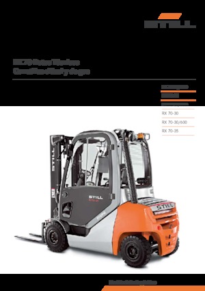 Wózki widłowe z silnikiem wysokoprężnym Still RX 70-30