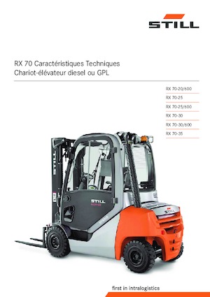 Wózki widłowe z silnikiem wysokoprężnym Still RX 70-30