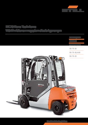 Wózki widłowe z silnikiem wysokoprężnym Still RX 70-30