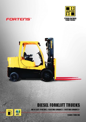 Wózki widłowe z silnikiem wysokoprężnym Hyster S7.0FT