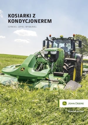 Kosiarka dyskowa z kondycjonerem mocowana z przodu John Deere F350R