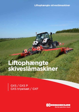 Kosiarka dyskowa z kondycjonerem mocowana z przodu Kongskilde GXF 3605 P