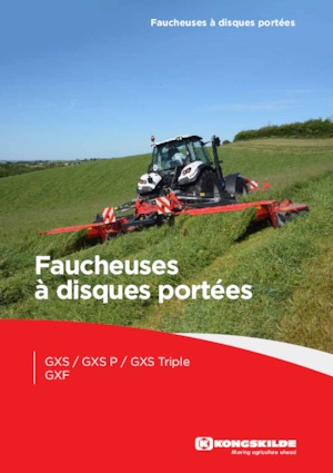 Kosiarka dyskowa z kondycjonerem mocowana z przodu Kongskilde GXF 3605 P