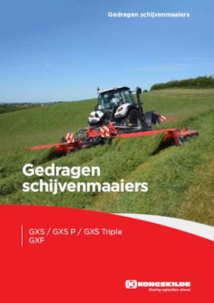 Kosiarka dyskowa z kondycjonerem mocowana z przodu Kongskilde GXF 3605 P