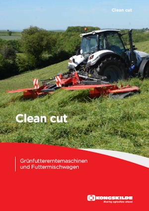 Kosiarka dyskowa bez kondycjonera mocowana z przodu Kongskilde SMF 3005