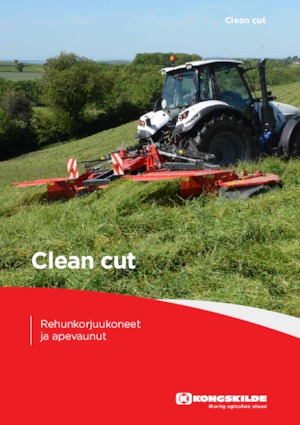 Kosiarka dyskowa bez kondycjonera mocowana z przodu Kongskilde SMF 3005