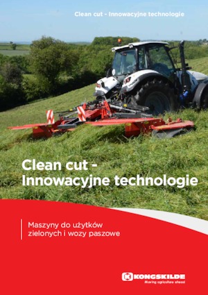 Kosiarka dyskowa bez kondycjonera mocowana z przodu Kongskilde SMF 3005