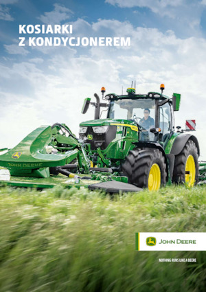 Kosiarka dyskowa z kondycjonerem mocowana z przodu John Deere F310R
