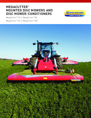 Kosiarka dyskowa z kondycjonerem mocowana z przodu New Holland MegaCutter 510