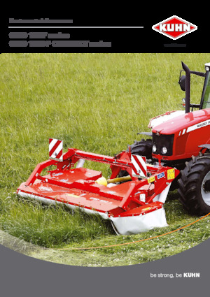 Kosiarka dyskowa bez kondycjonera mocowana z przodu Kuhn GMD 702 F