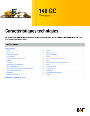 Równiarki Caterpillar 140 GC AWD