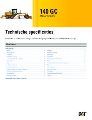 Równiarki Caterpillar 140 GC AWD