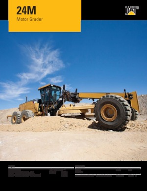 Równiarki Caterpillar 24M