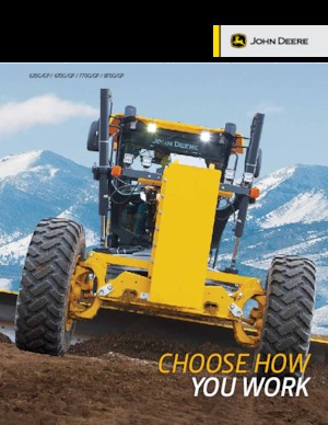 Równiarki John Deere Construction 770GP