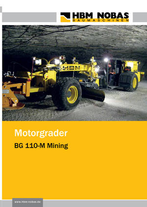 Równiarki HBM-NOBAS BG 110 M