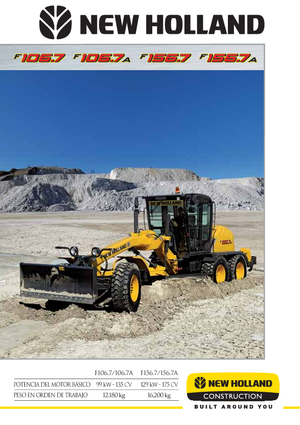 Równiarki New Holland F 156.7