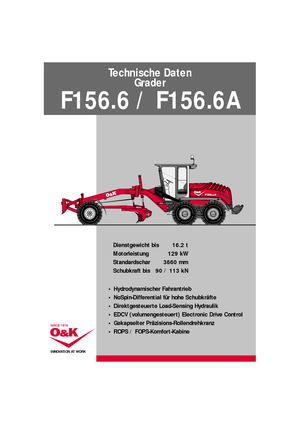Równiarki O&K F 156.6