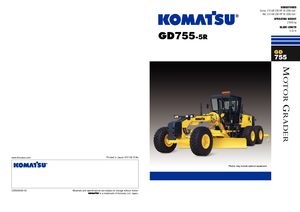 Równiarki Komatsu GD755-5 R