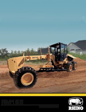 Równiarki RHINO RM165