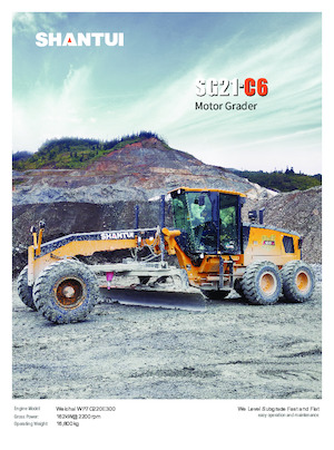 Równiarki Shantui SG21-C6