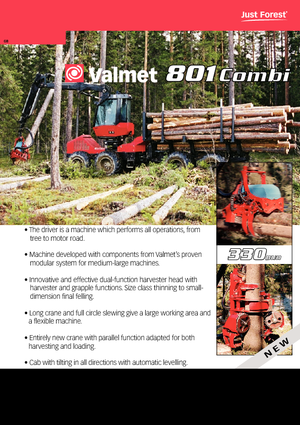 Kombajny Valmet 801 Combi