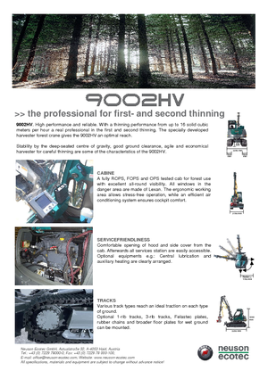 Kombajny Neuson-Ecotec 9002 HV